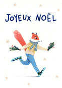 Renard joyeux pour un Noël festif